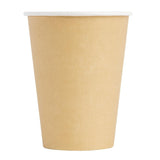 Fiesta Recyclable Hot Cups Single Wall Kraft - 340ml (12oz) (Sleeve 50)