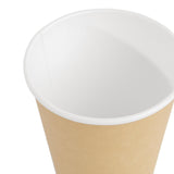 Fiesta Recyclable Hot Cups Single Wall Kraft - 340ml (12oz) (Box 1000)