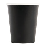 Fiesta Recyclable Hot Cups Single Wall Black - 228ml (8oz) (Box 1000)