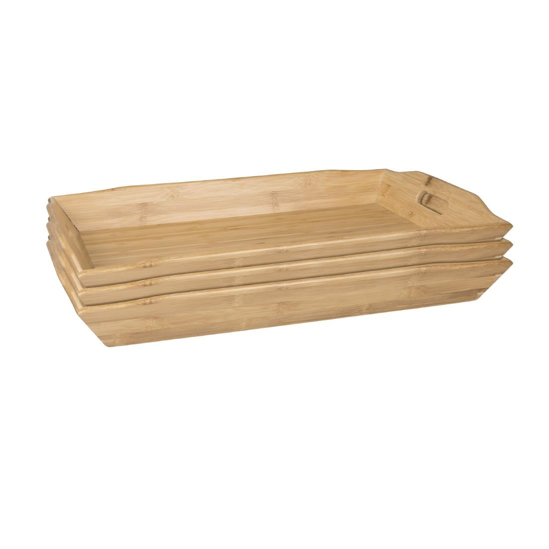 Olympia Bamboo Butlers Tray 584x381x76