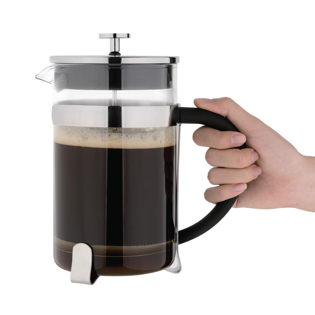 Olympia Contemporary Cafetiere St/St - 12 cup 1500ml