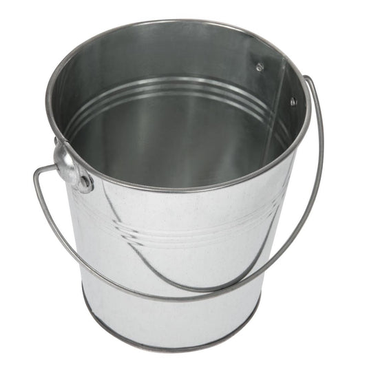 Round Galvanised Bucket - 132x135mm