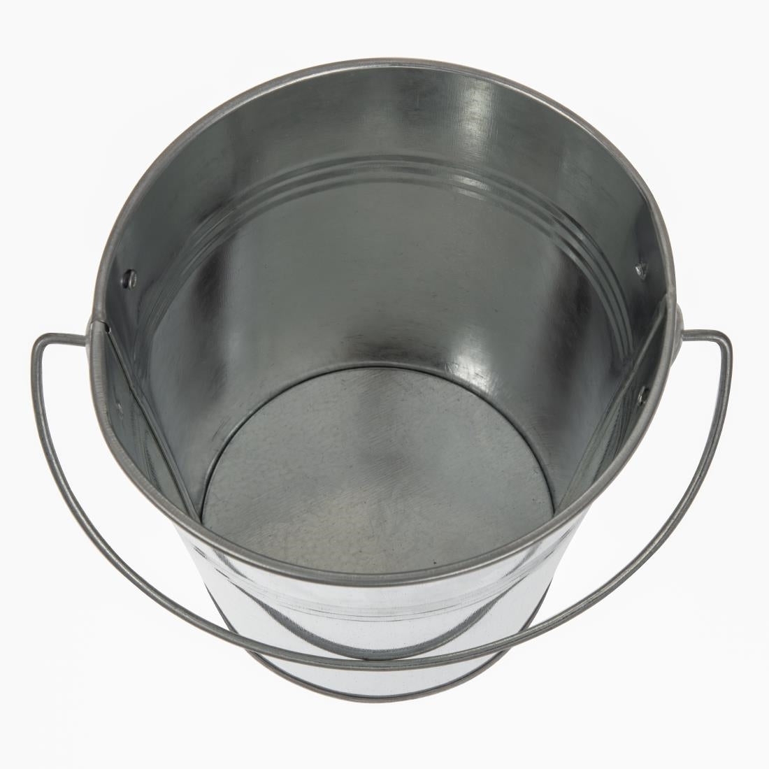 Round Galvanised Bucket - 132x135mm