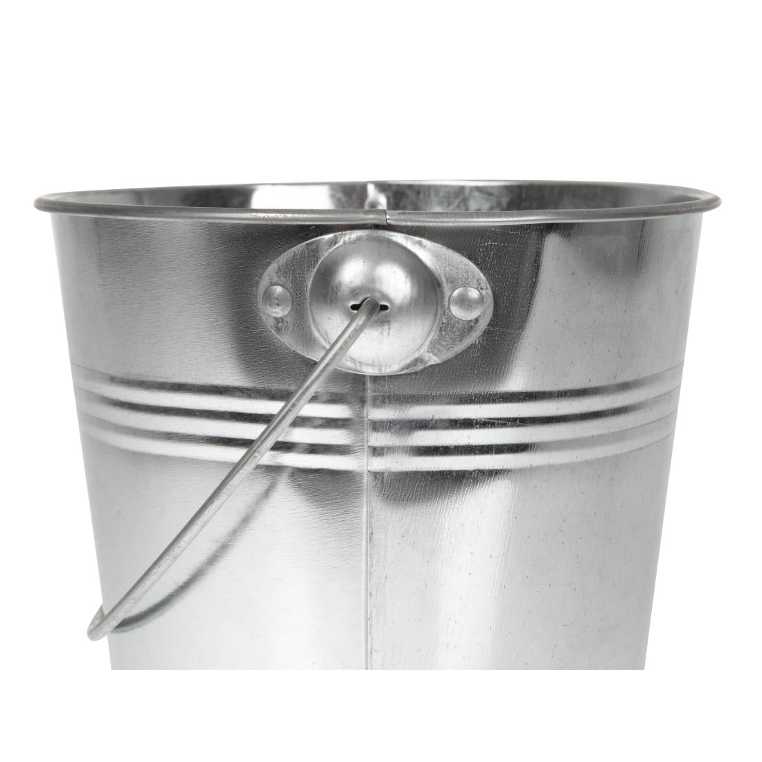 Round Galvanised Bucket - 132x135mm