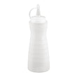 Vogue Lidded Sauce Bottle Clear - 340ml 12oz