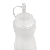 Vogue Lidded Sauce Bottle Clear - 340ml 12oz