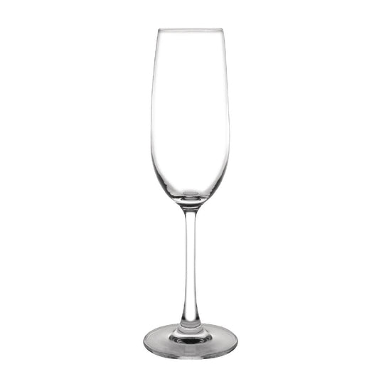 Olympia Crystal Modale Flute Glass - 215ml 7.5oz (7.25USoz) (Box 6)