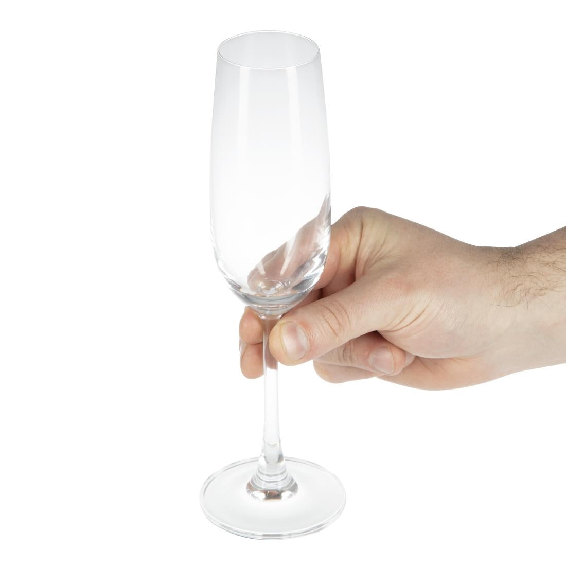 Olympia Crystal Modale Flute Glass - 215ml 7.5oz (7.25USoz) (Box 6)