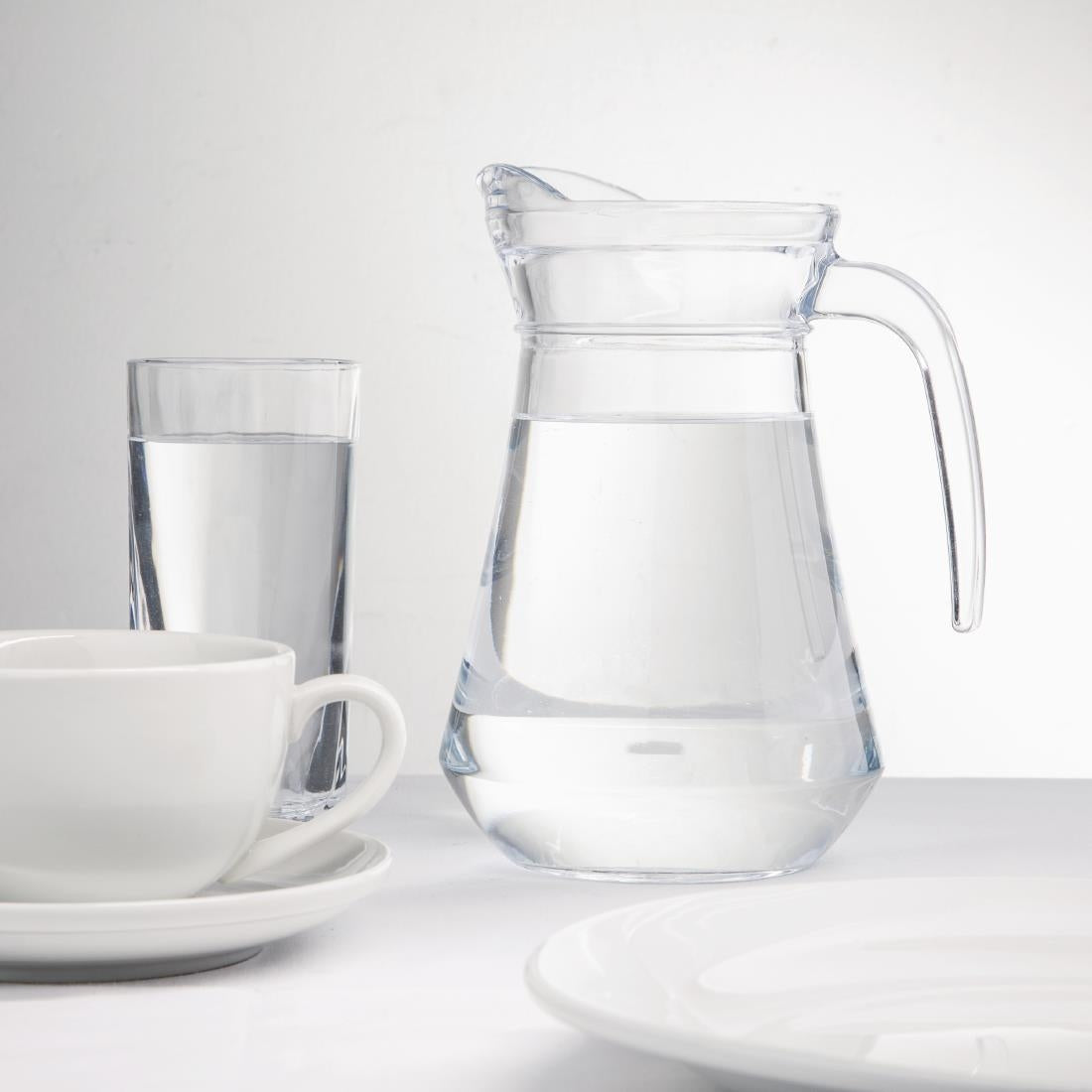 Olympia Glass Jug - 1Ltr (Box 6)