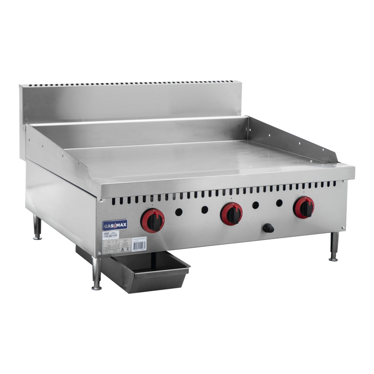 Gasmax Three burner NG Griddle Top - GG-36