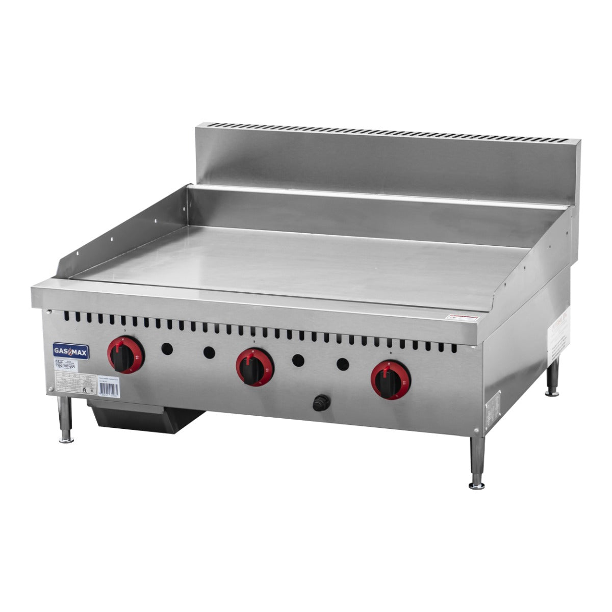 Gasmax Three burner LPG Griddle Top - GG-36LPG