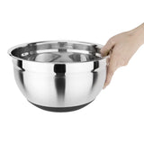 Vogue Mixing Bowl St/St with Silicone Base - 5Ltr 169fl oz