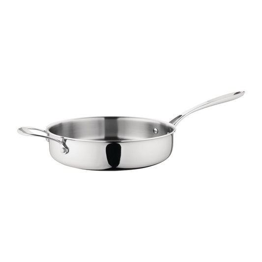 Vogue Tri Wall Saute Pan - 280mm 4Ltr 133fl oz