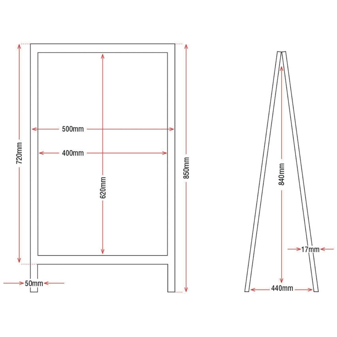 Olympia Pavement Board Wood 500x850mm