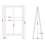 Olympia Pavement Board Wood 500x850mm