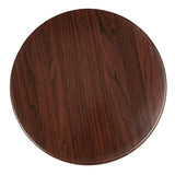 Bolero Round 600mm Table Top (Dark Brown)