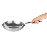 Vogue Wok Carbon Steel - 280mm 11"