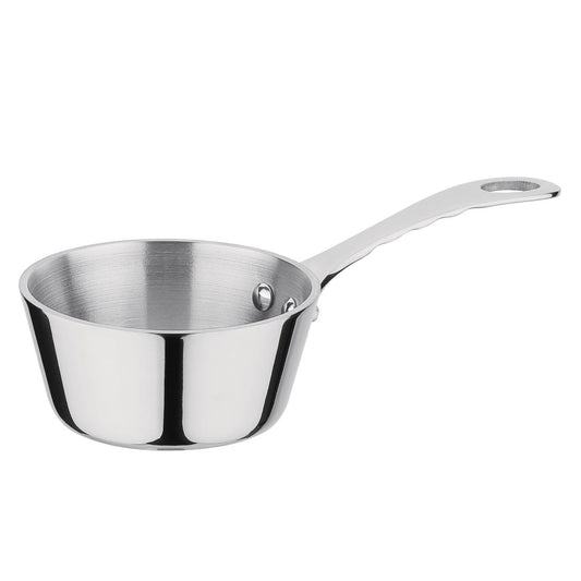 Vogue Stainless Steel Mini Gravy Pan - 80mm 150ml 5fl oz