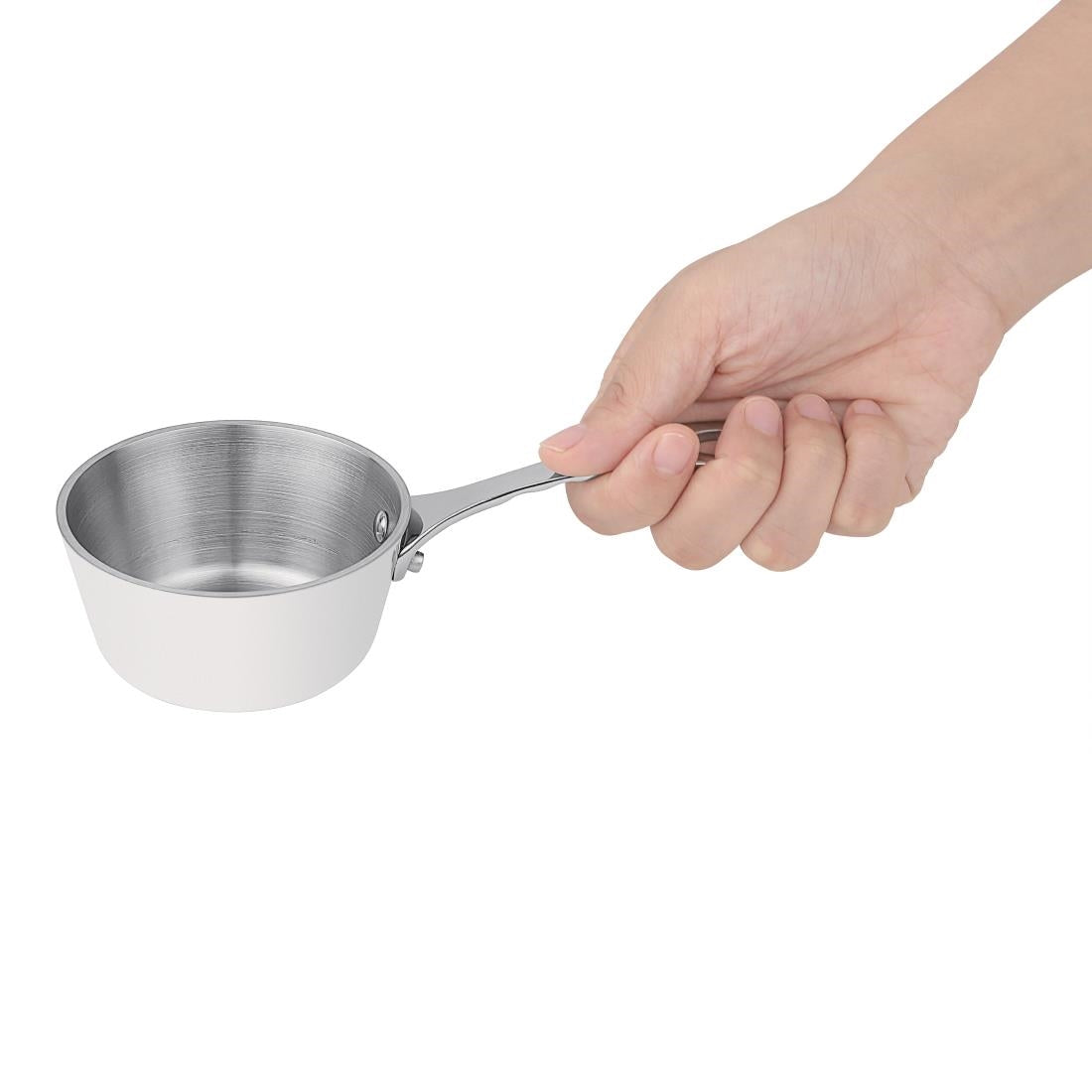 Vogue Stainless Steel Mini Gravy Pan - 80mm 150ml 5fl oz