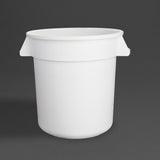 Vogue Round Container Bin White - 492mm 76Ltr