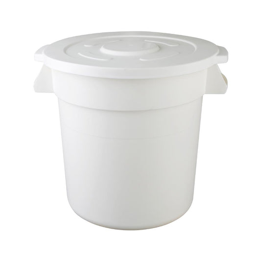 Vogue Round Container Bin White - 492mm 76Ltr