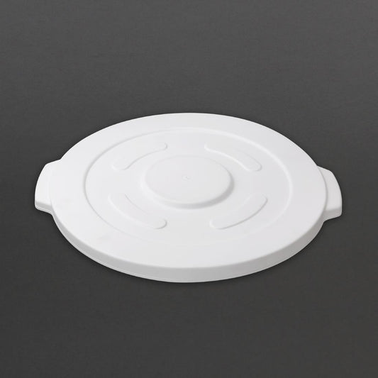 Vogue Round Container Lid White - 492mm 76Ltr