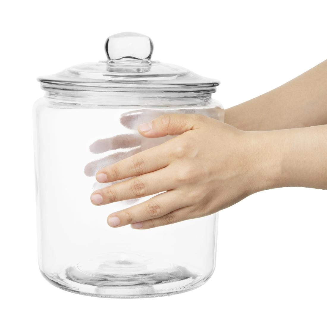 EDLP - Olympia Biscotti Jar with lid - 3.8Ltr (Box 1)