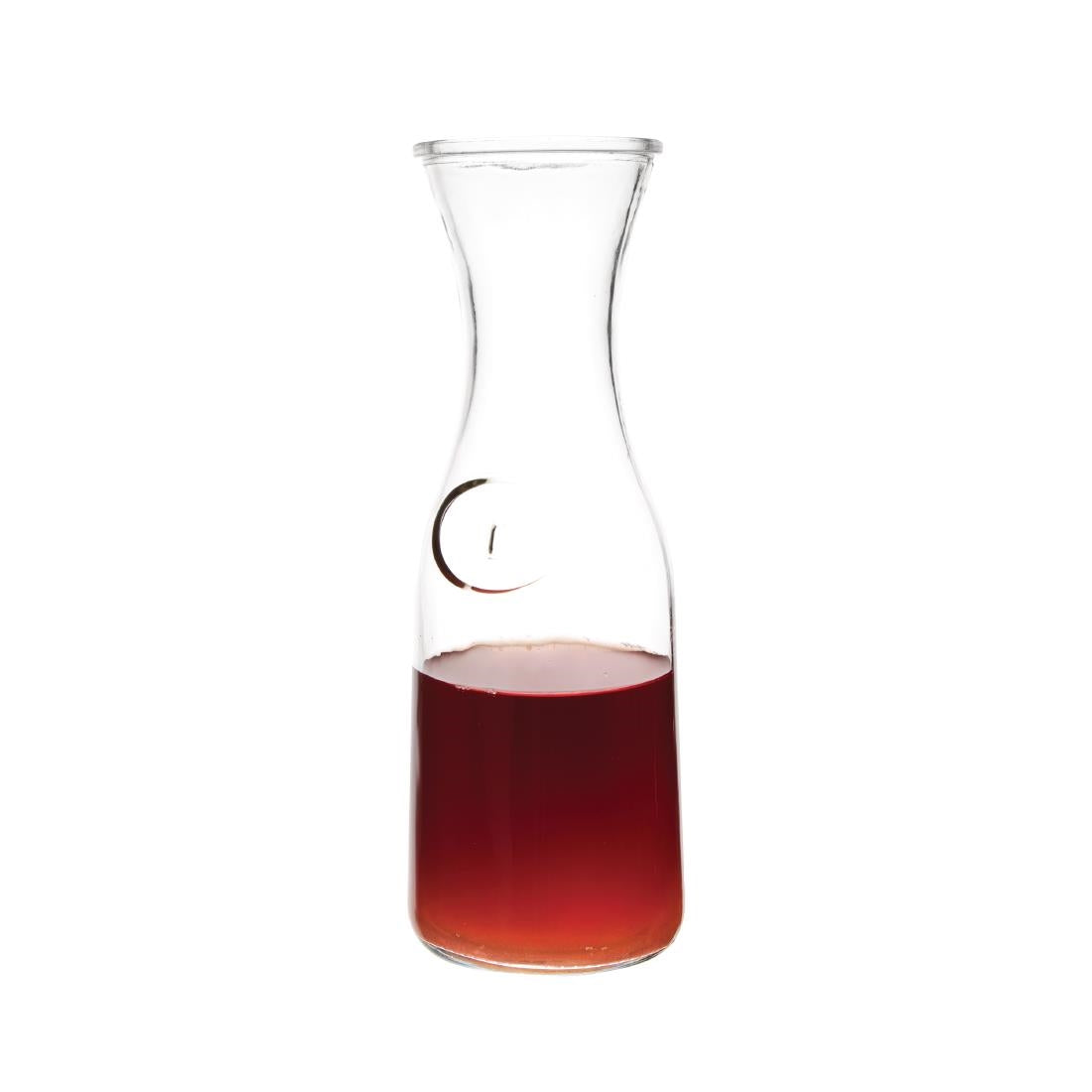 Olympia Glass Carafe - 1Ltr 33.8fl oz (Box 6)