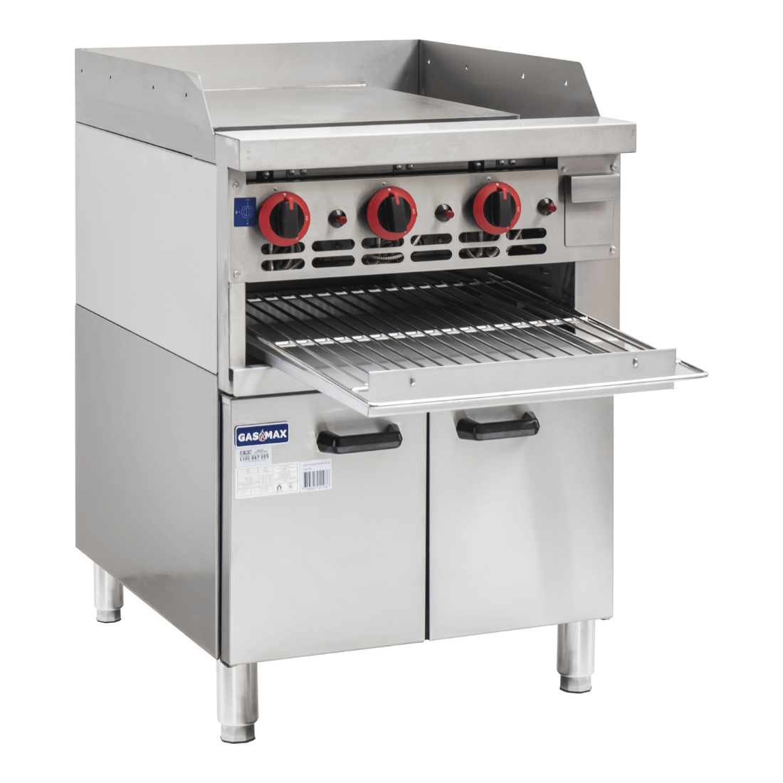 Gasmax Gas Griddle and Gas Toaster with Cabinet GGS-24