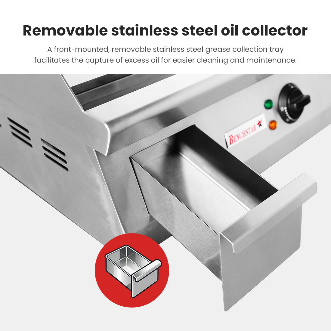 Benchstar MAX~ELECTRIC Griddle - GH-760E