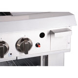 Thor 4 Burner Oven with 12" Griddle with flame failure - NG