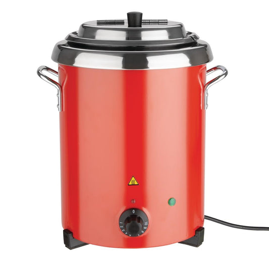 Apuro Soup Kettle Red with handles
