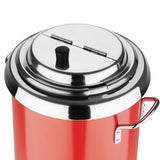 Apuro Soup Kettle Red with handles