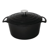 Vogue Round Casserole Black - 235mm 4Ltr 135.2fl oz