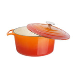 Vogue Round Casserole Orange - 205mm 3 1/5Ltr 108fl oz