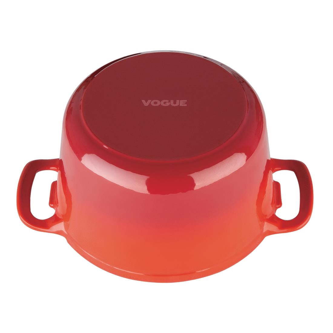 Vogue Round Casserole Red - 205mm 3 1/5Ltr