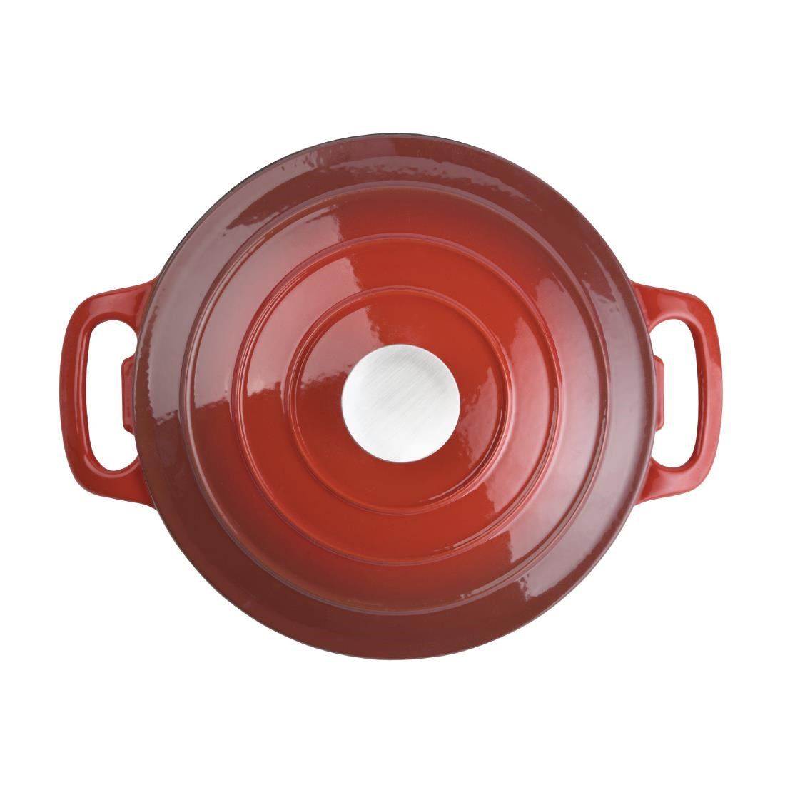 Vogue Round Casserole Red - 205mm 3 1/5Ltr