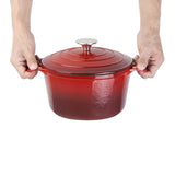 Vogue Round Casserole Red - 205mm 3 1/5Ltr