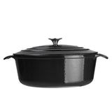 Vogue Oval Casserole Black - 110x243x295mm 5Ltr 169fl oz