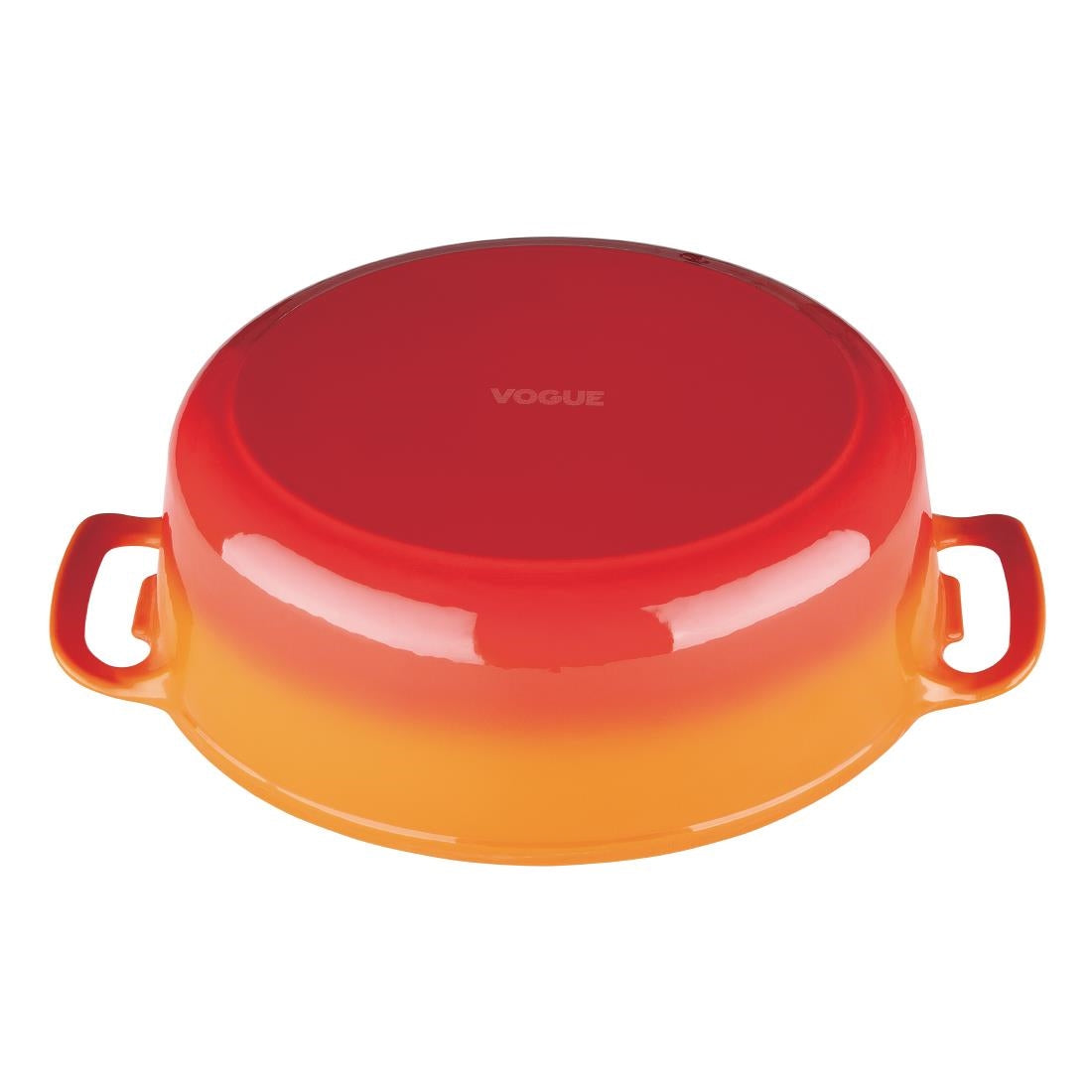 Vogue Oval Casserole Orange - 110x243x295mm 5Ltr 169fl oz