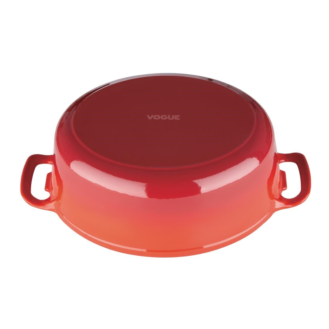 Vogue Oval Casserole Red - 110x243x295mm 5Ltr 169fl oz