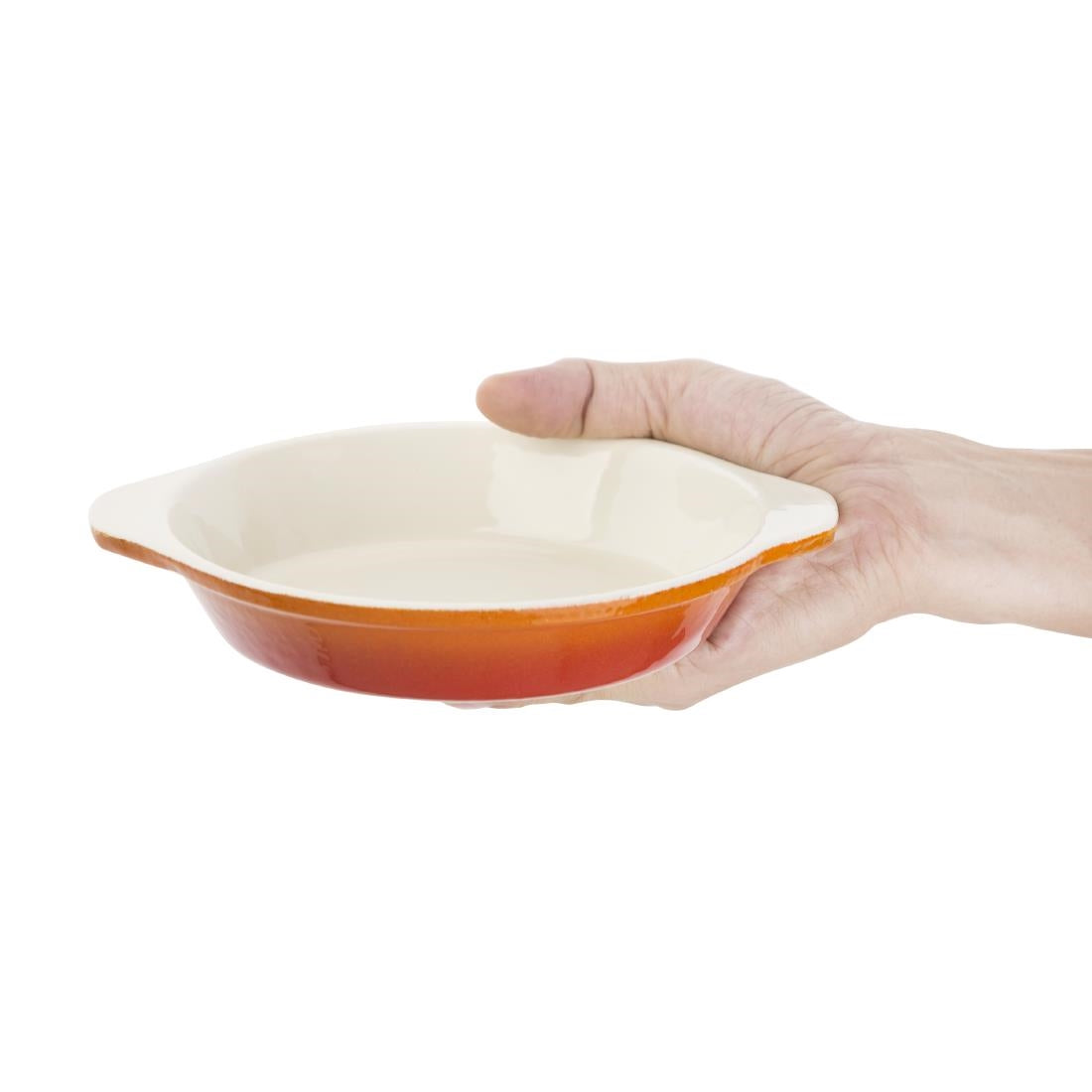 Vogue Round Gratin Orange - 150mm 400ml 14fl oz