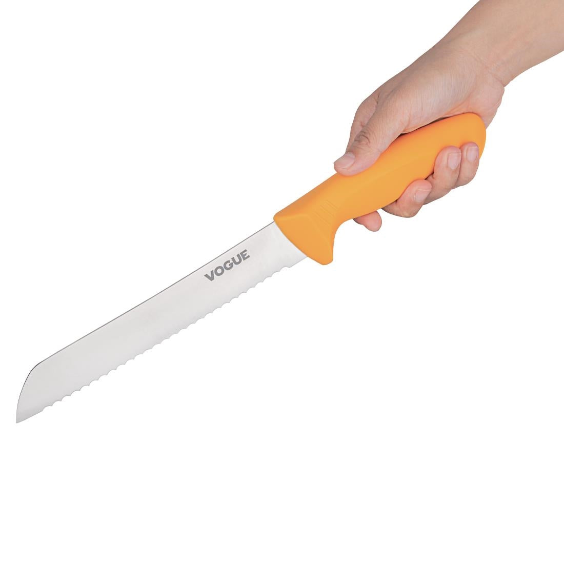 Vogue Soft Grip Pro Bread Knife St/St - 190mm 7 1/2"