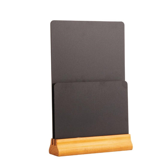 Olympia Double Blackboard Menu Holder - 325x210x55mm 12 3/4x8.25x2 1/4"