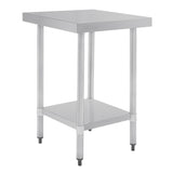 Vogue Table St/St - 600x700x900mm 23 1/2x27 1/2x35 1/2"