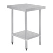 Vogue Table St/St - 600x700x900mm 23 1/2x27 1/2x35 1/2"