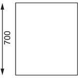 Vogue Table St/St - 1800x700x900mm 70 3/4x27 1/2x35 1/2"