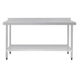 Vogue Stainless Steel Table with Upstand - 1800x700x900mm 70 3/4x27 1/2x35 1/2"