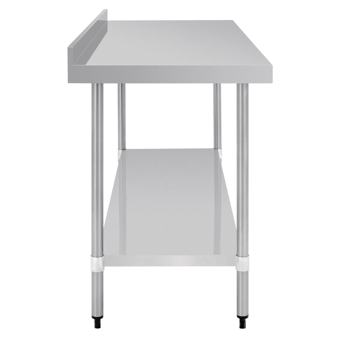 Vogue Stainless Steel Table with Upstand - 1800x700x900mm 70 3/4x27 1/2x35 1/2"