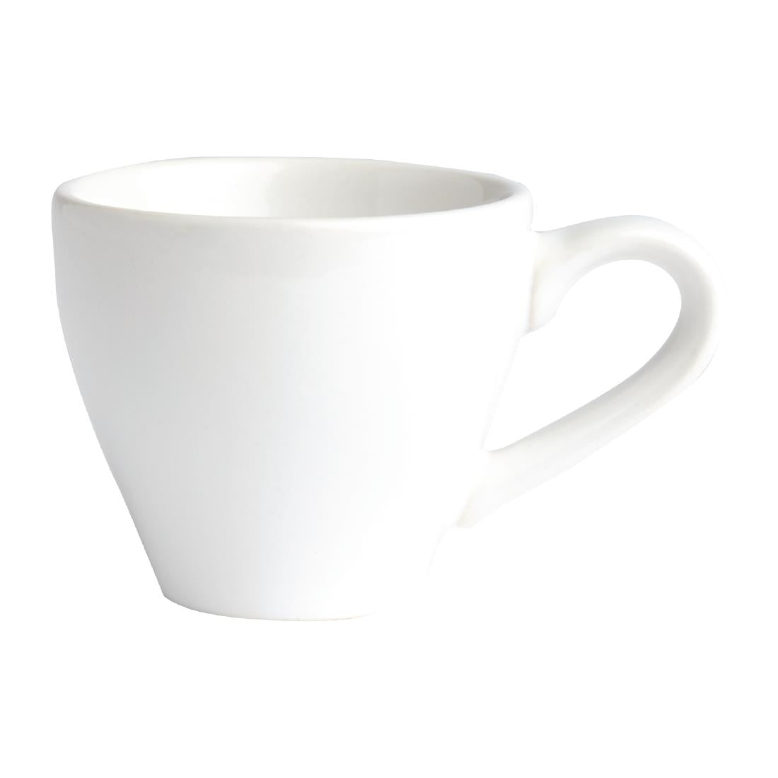 Olympia Cafe Espresso Cup White - 100ml 3 1/2oz (Box 12)